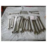 ASSORTED METRIC WRENCHES ; NAPA & CRAFTSMAN ,20+