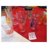 15- VINTAGE JUICE GLASSES