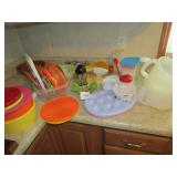 BIG LOT TUPPERWARE & KITCHEN ITEMS