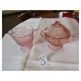 PINK DEPRESSION ROSE OF SHARON SUGAR / CREAMER