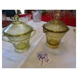 YELLOW FEDERAL GLASS MADRID DEPRESSION