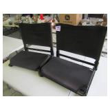 2- BLEACHER CHAIRS