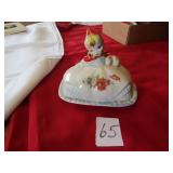 LITTLE RED RIDING HOOD BUTTER DISH