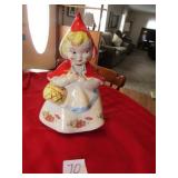 131/2" LITTLE RED RIDING HOOD COOKIE JAR