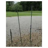 2- LIGHTENING RODS- ONE IS BROKE