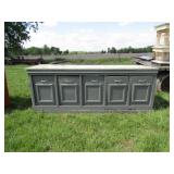COUNTRY STORE COUNTER W/ 6 BINS 93" X26 1/2 DEEP