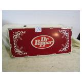 10" X 22" DR PEPPER TIN END CAP OFF RACK  --THE