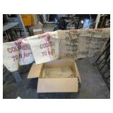 9- BURLAP BAGS
