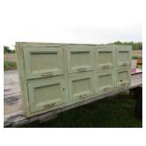 WOW! EARLY COUNTRY STORE PAINTED 8 DRAWER SEED