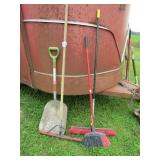 SCOOP SHOVEL; BROOMS ; MORE