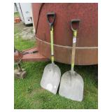2 ALUMINUM SCOOP- SHOVELS
