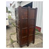 EARLY OAK MISSION 4 DRAWER FILING CABINET