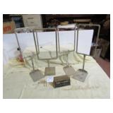 5 COUNTRY STORE TAG RACK STANDS