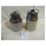 2 STONE JARS -WEIR, MORE