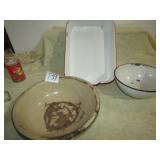 3 PIECES GRANITEWARE