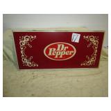 10" X 22" DR PEPPER TIN SIGN