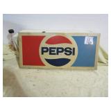 10" X 22" PEPSI TIN SIGN