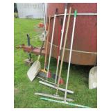 SCOOP SHOVEL ; BROOMS; MORE