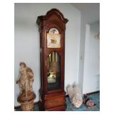 HOWARD MILLER " GERMANY" 85" GRAND FATHER CLOCK ,