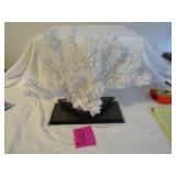 12" T X16" W FAUXWHITE SPIKE CORAL DECOR