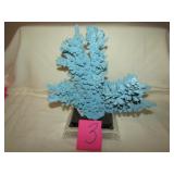 12" T 10" W BLUE CORAL HOME DECOR COLLECTIBLE