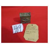 1920'S VESTA RADIO BATTERY ADVERTISING PAPER WEIGT