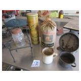 FACE JAR BANK; SCALES ;ADVERTISING; MORE