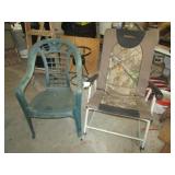 GANDER ROCKING LAWN CHAIR ; POLY CHAIR