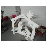 OUTDOOR NATIVITY SCENE