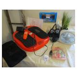 FOOT MMASSAGER ; WALKIE TALKIE; FAN ; MORE