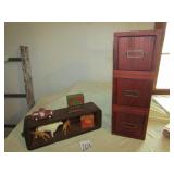 SEWING MACHINE DRAWER ; ADVERTISING; 3 DRAWER FIL