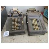 2 VINTAGE ADDING MACHINES