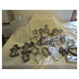 COUNTRY STORE JAR W/ 40 COOKIE CUTTERS