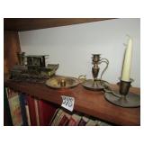 4 PIECES BRASS DECOR