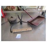 ICE TONGS PAPER TOWL HOLDER; METAL DUST PAN; MORE