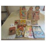 7 VINTAGE BOOKLETS; 3 PAPER DOLL STORY BOOKS