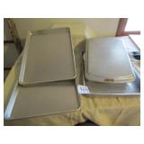 COOKIE SHEETS; CAKE PANS