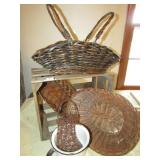 WOOD CRATE ; BASKETS' MORE