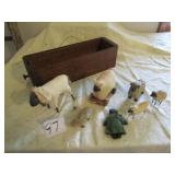 SEWING CABINET DRAWER ; 6 SHEEP DECOR