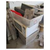 METAL CABINET ; TOTE FULL MISC. ;MORE