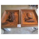 COPPER SAIL BOAT & OWL