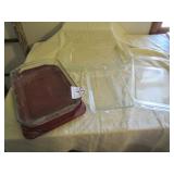 4 GLASS BAKEWARE - FIRE KING ,PYREX