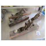4 VINTAGE WOOD PLANES
