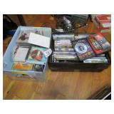 BOX FULL GOSPEL CD'S ;BOX FULL OF MOVIES