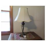WROUGHT ITON TABLE LAMP W/ SHADE