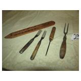 TREFLAN WOOD GROUND TEMP. THERMOMETER ;WAR
