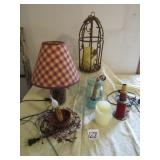 6 CANDLE LIGHTS ; DECOR