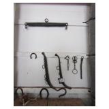 HAMES ; SINGLE TREES; HORSE BITS