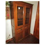 EARLY COUNTRY OAK WALL KITCHEN CUPBOARD ,2 DOOR
