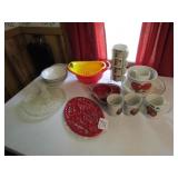 12+ PIECES GLASSWARE
